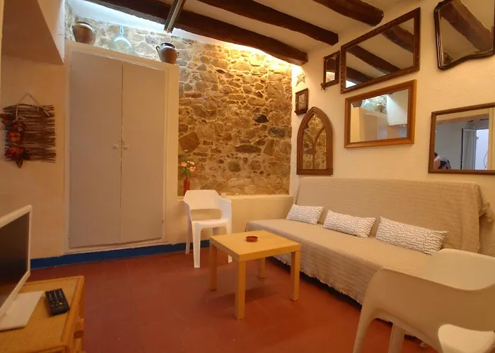 شقة Lets Holidays In The Old Town Tossa